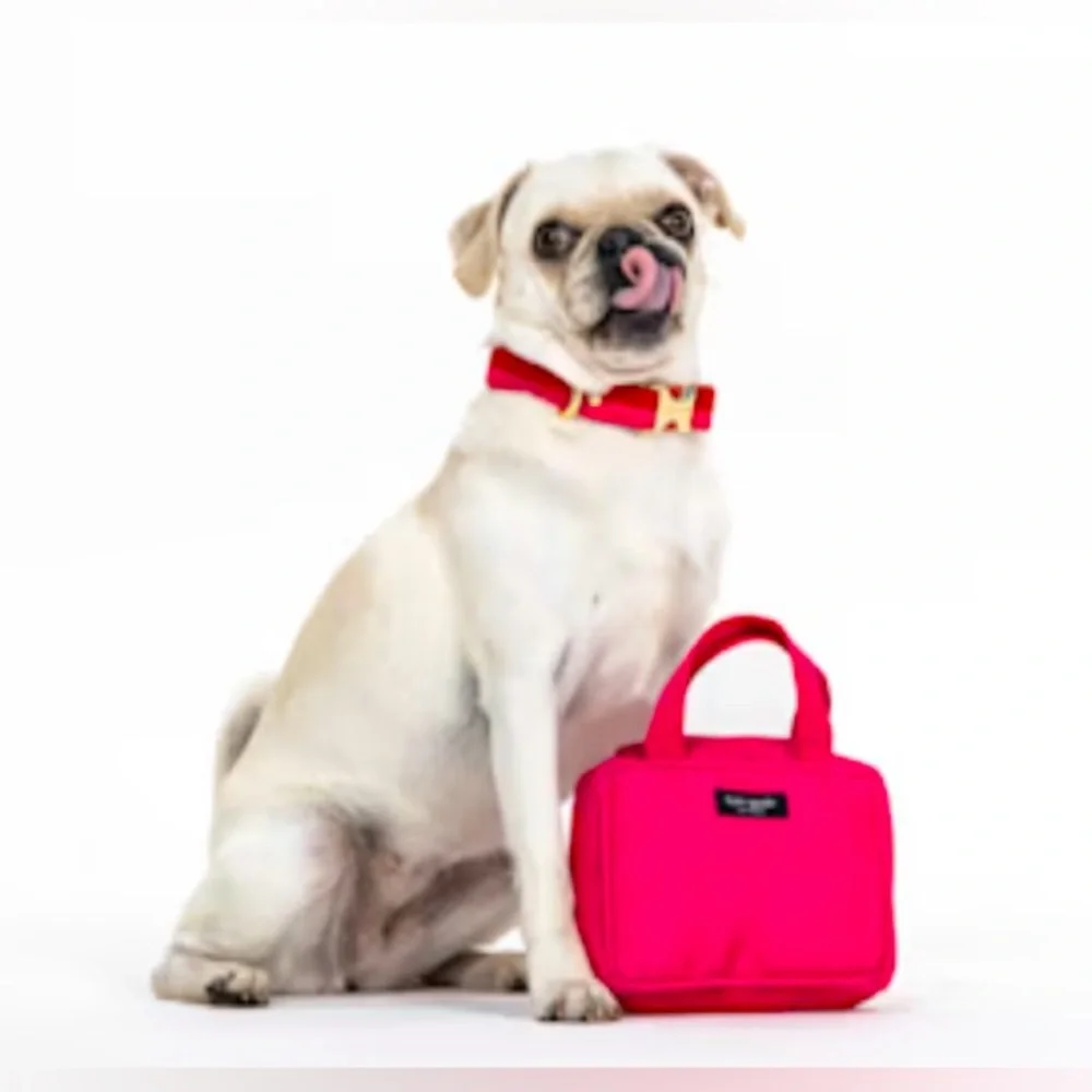NWT • Kate Spade • New York • Pink Handbag • Dog Chew Toy • Size Medium - Picture 3 of 5